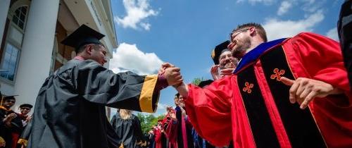 Centre graduate congratulated by faculty