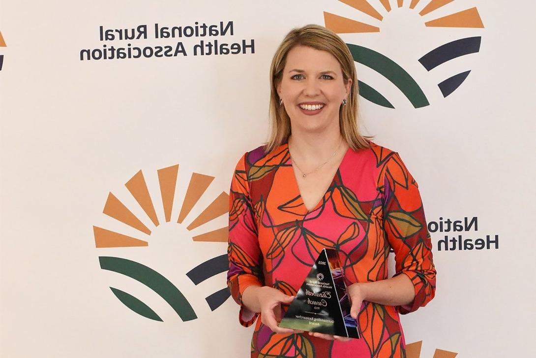 Centre alumna wins national research award for work to improve rural health